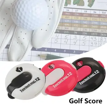 

One Key Reset Plastic Scorekeeper Score Colorful Training Aids Stroke Counter Mini Outdoor Sports Attachment Golf Accessories