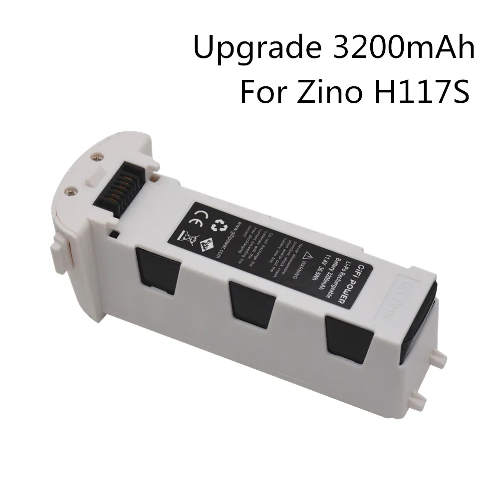 Обновленная батарея 11,4 V 3200mah для Hubsan ZINO Аккумулятор для беспилотника запасные части Аксессуары для ZINO H117S 4K Foldadle HD FPV Дрон