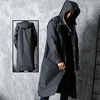 Black Fashion Adult Waterproof Long Raincoat Women Men Rain coat Hooded For Outdoor Hiking Travel Fishing Climbing Thickened ► Photo 2/6