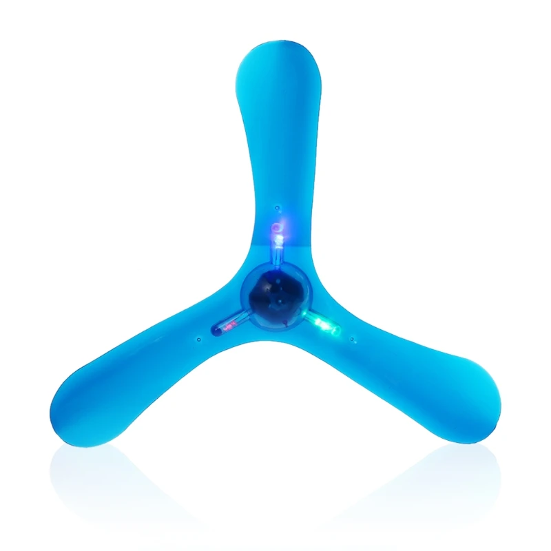 New LED Light 3 Leaves Boomerang Outdoor Fun Toy Sport Throw Toys