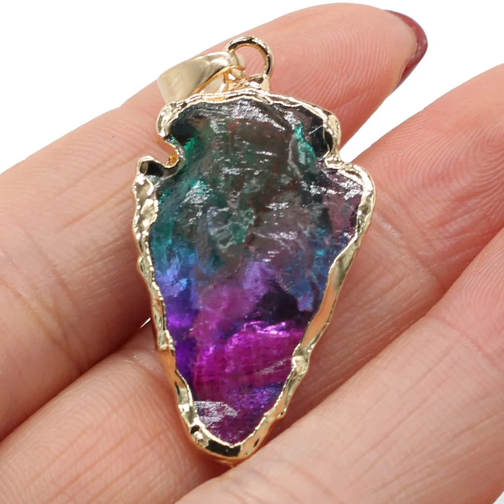 Trendy 7 Chakras Pendants Reiki Heal Multi-color Crystal High Quality for Jewelry Making DIY Women Necklace Earrings Accessory