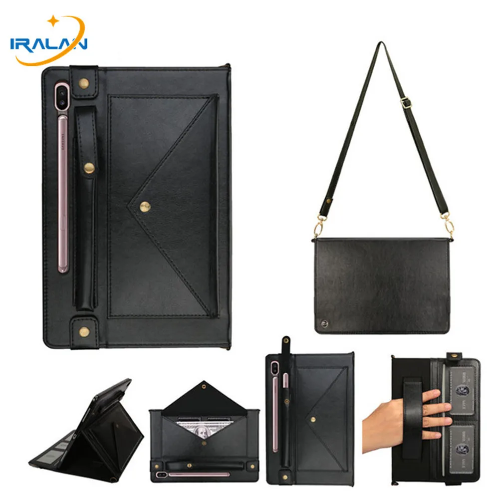 Чехол-конверт для samsung Galaxy Tab S6 10,5 SM-T860 SM-T865 T860 10,", Чехол Funda с карандашом, подставкой, оболочка+ пленка+ ручка