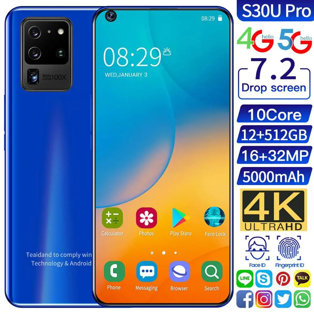 S30UPRO 7.2Inch Smartphone 12GB RAM 512GB ROM Snapdragon 855 Android Cellphone Dual SIMGlobal Version Cell Smart Phones Case S30UPRO 7.2Inch Smartphone 12GB RAM 512GB ROM Snapdragon 855 Android Cellphone Dual SIMGlobal Version Cell Smart Phones Case