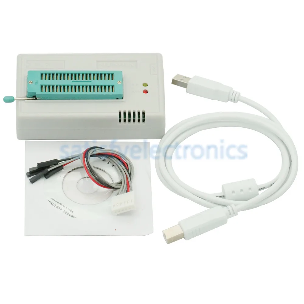TL866II Plus EEPROM PIC AVR TL866A TL866CS USB универсальный биос nand Программист 24 93 25 mcu bios EPROM