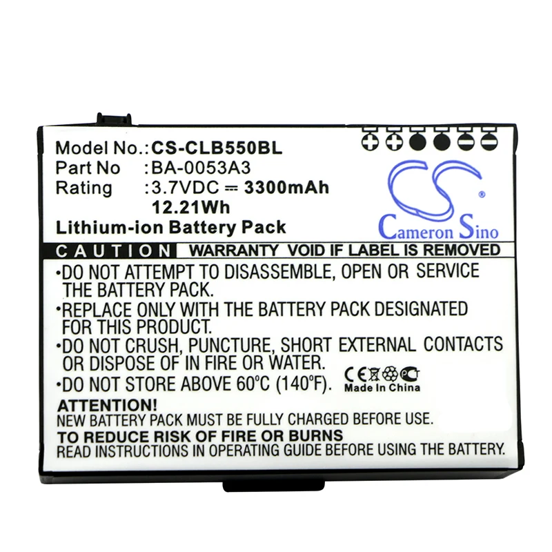 Cameron sino 3300 мА/ч, Батарея для CIPHERLAB CP50 CP55 BA-0053A3 штрих-код аккумулятор сканера