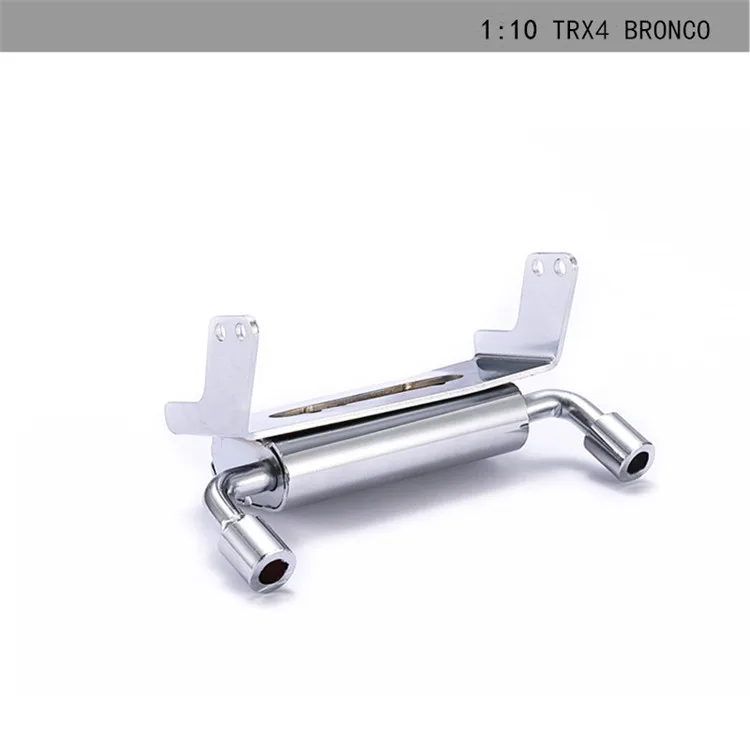 Djrc Trax Trx4 Bronco Simulazione Di Metallo A Doppio Scarico Tubo Di Scarico Del Serbatoio Del Carburante Trx-4 Accessori Di Aggiornamento Carro De C