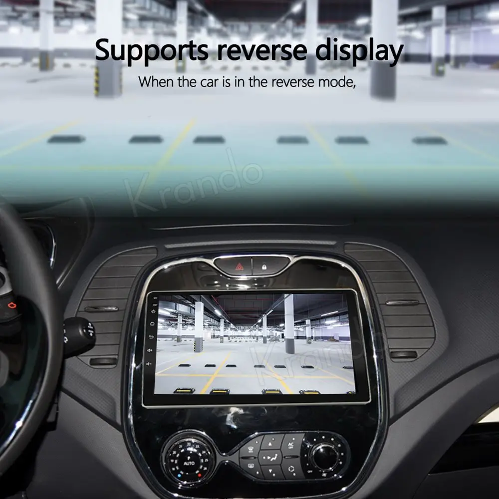 Krando Android 10 0 9 &quotIPS Full Touch автомобильное мультимедийное радио для Renault Captur 2011 2018