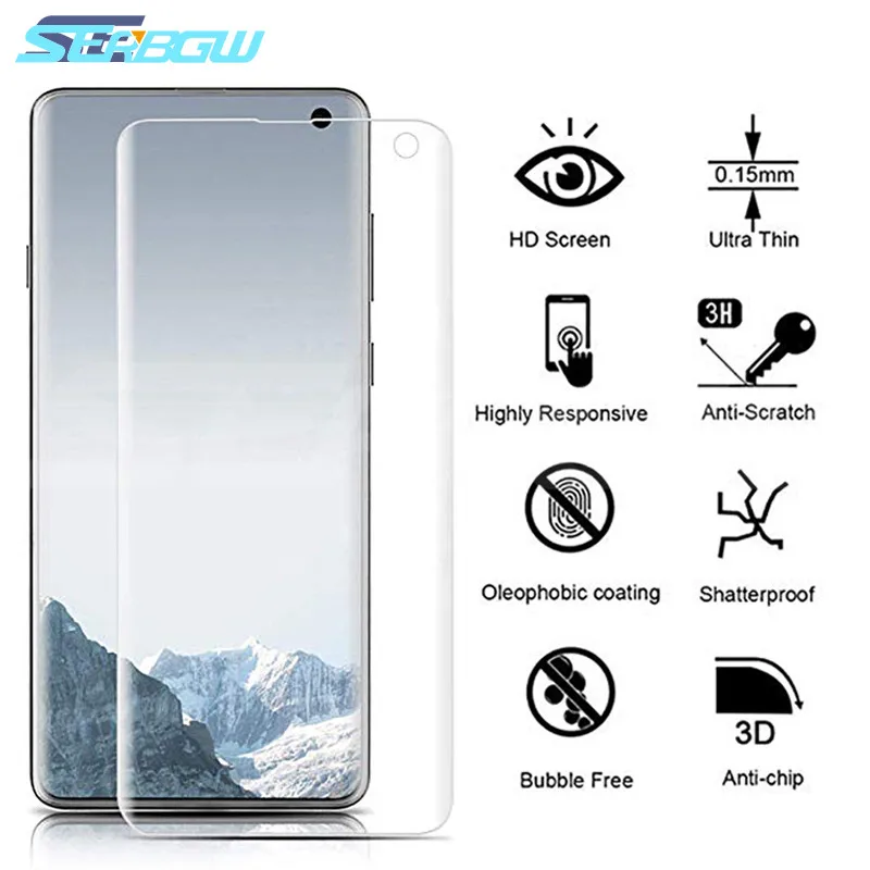 

99D Full Cover Soft Hydrogel Film on For Samsung Galaxy Note 10 Pro 9 8 S10 S9 S8 Plus S10e S7 Edge Screen Protective Not Glass