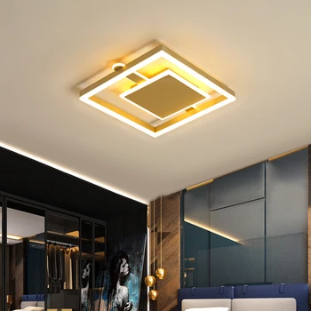 

Square Moderm LED Chandelier Ceiling For Living Room Bedroom Kitchen Acrylic Lustre Home Chandeliers Lighting Fixtures AC85-265V