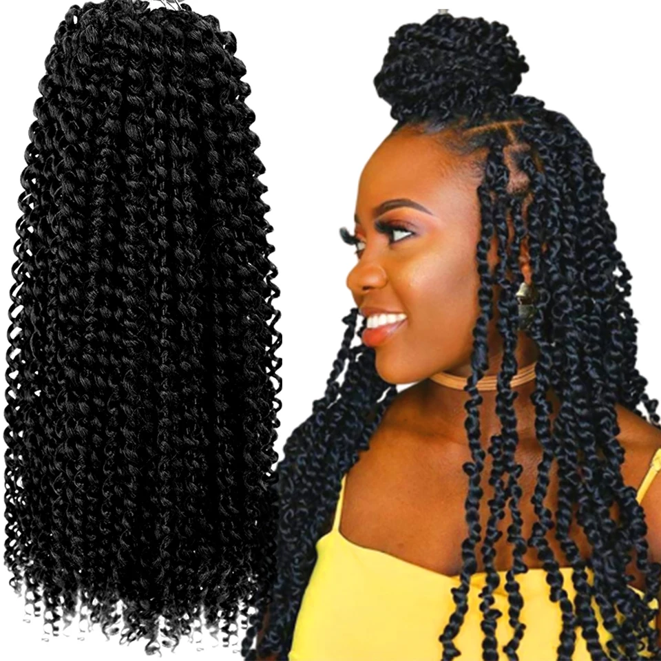 Passion Twist Hair Synthetic Crochet Braid Hair Extensions Long