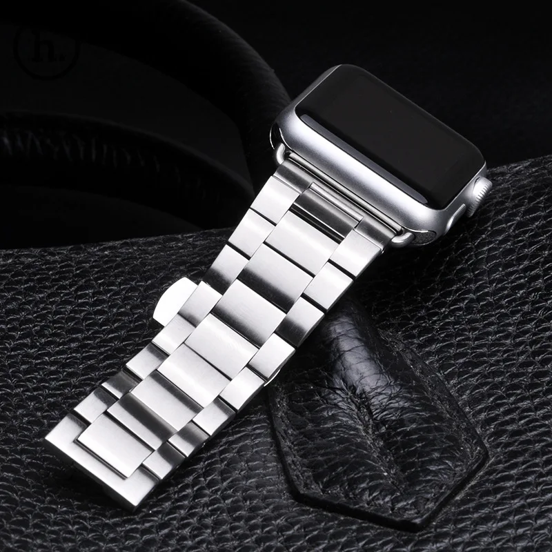 Stainless Steel Strap For Apple watch band 40mm 44mm 5 4 3 watch strap 38mm 42mm Bracelet Sport Metal WatchBand for iWatch 3 2 1 Stainless Steel Strap For Apple watch band 40mm 44mm 5 4 3 watch strap 38mm 42mm Bracelet Sport Metal WatchBand for iWatch 3 2 1