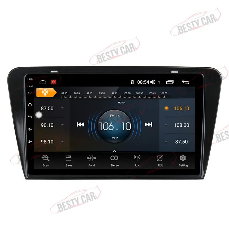 Discount Android 9.0 Octa Core 10.1 Inch Touch Screen GPS Car Radio Stereo For Skoda Octavia A7 III 3 2014-2018 Multimedia Player IPS 2.5D WIFI CARPLAY with Free MAP Backup Camera 5