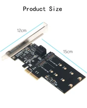 SATA Raid контроллер SATA Raid M2 PCI Express Raid Card 2Port SATA3.0 6 Гбит/с + 2 порта M.2 NGFF SSD B Key Поддержка порта RAID0 RAID1 AHCI