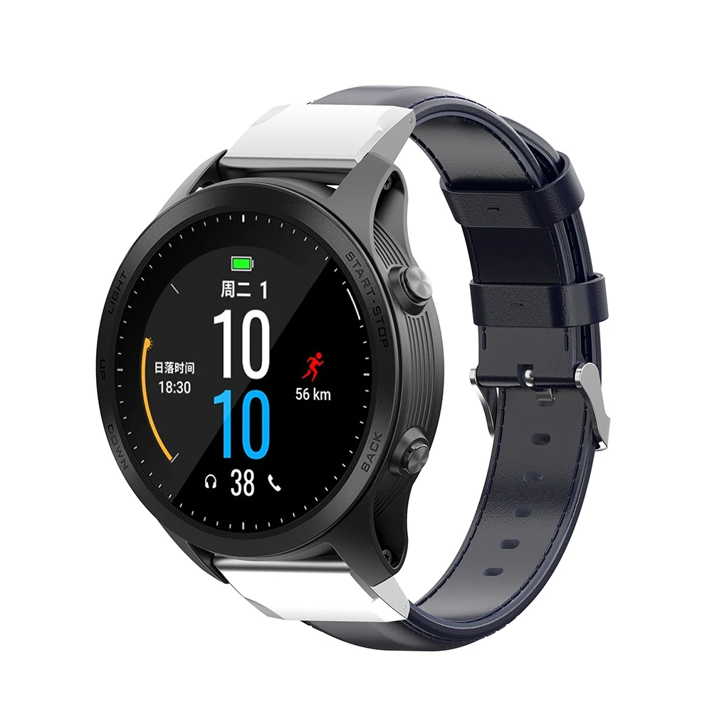 Масляный воск кожаный ремешок для Garmin Fenix6 22 мм ремешок для наручных часов сменный наручный ремешок Смарт-часы ремешок браслет аксессуары
