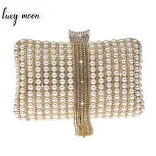 Маленькие сумки для муфт для женщин, вечерний клатч, жемчужный кошелек, Свадебный клатч, кошелек и сумочка, Chian, сумка на плечо, ZD1375