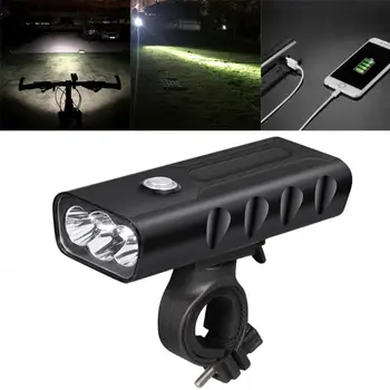 

Waterproof Rechargeable USB 3 T6 LED Bicycle Lamp with 360 Degree Rotation Bracket and 3 Modes Light for Bicycle