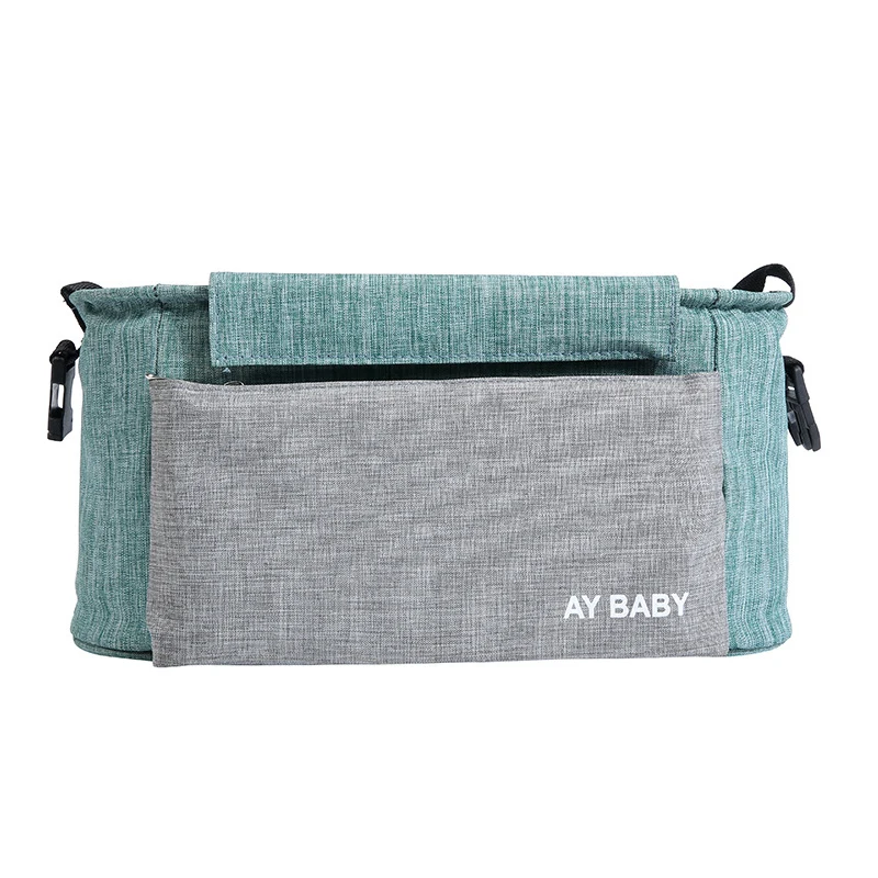 Green Gray Snailhouse модная сумка для подгузников для мам, сумка для детских колясок, дизайнерская сумка для кормления, сумка для ухода за ребенком, подвесная сумка для коляски - Цвет: Green Gray