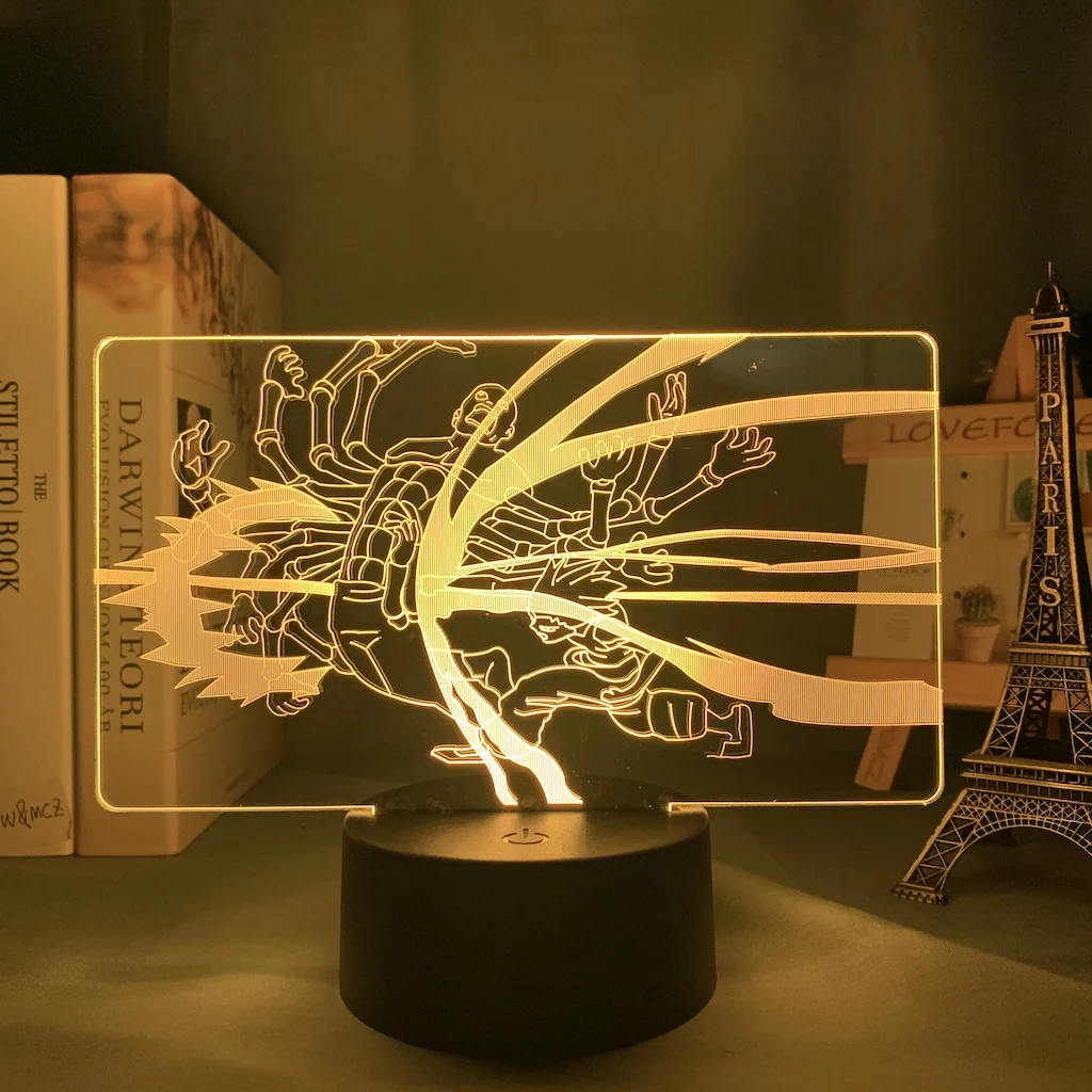 Conduziu a Luz para o Quarto Candeeiro de Mesa Anime Hunter Decoração Nightlight Quarto Presente Aniversário Acrílico Led Night Lamp Hxh x Gon 3d 5 Computers & Electronics