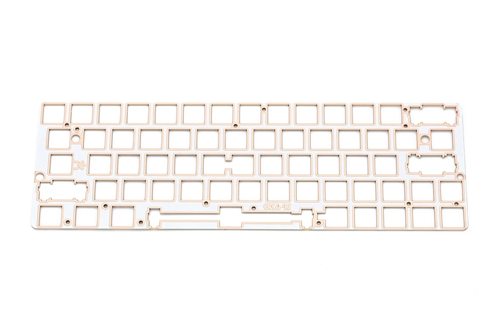 Suporte de Placa de Fibra de Vidro para Teclado Suporte para Teclado Mecânico de Alumínio Gk64 Gk64s Xd64 Xd60 Somente para Montagem de Placa Estabilizador 60 - Imagem 4