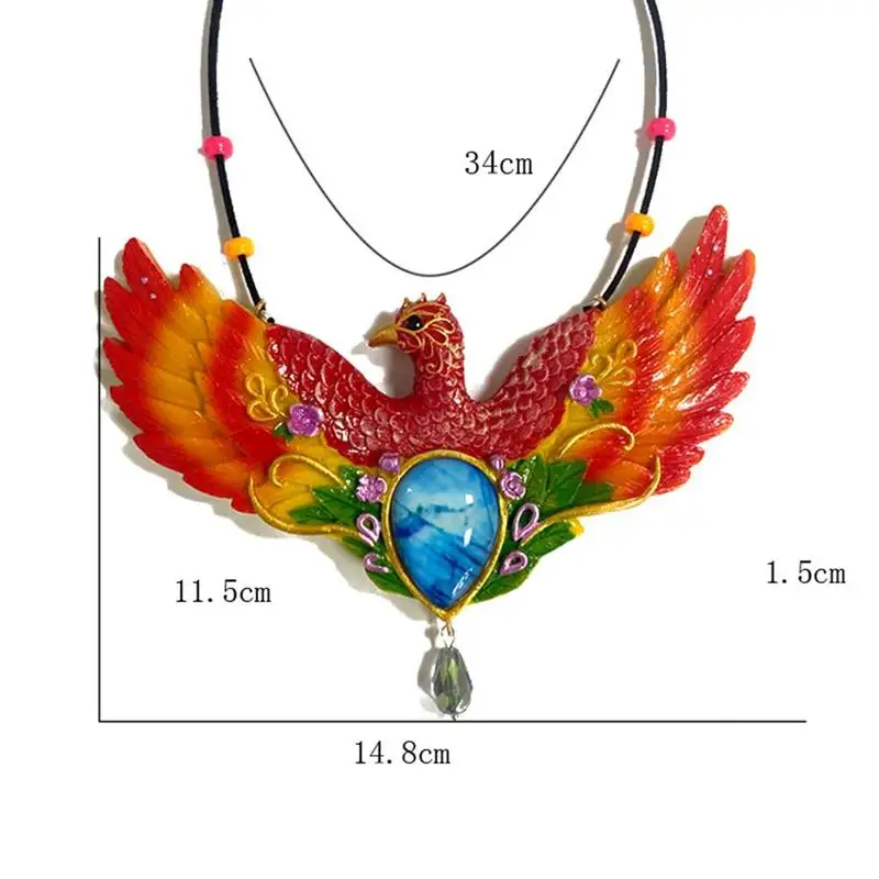 5 Color Creative Fashion New Animal Phoenix Resin Pendant for Home Wall Decoration Crafts Ornaments