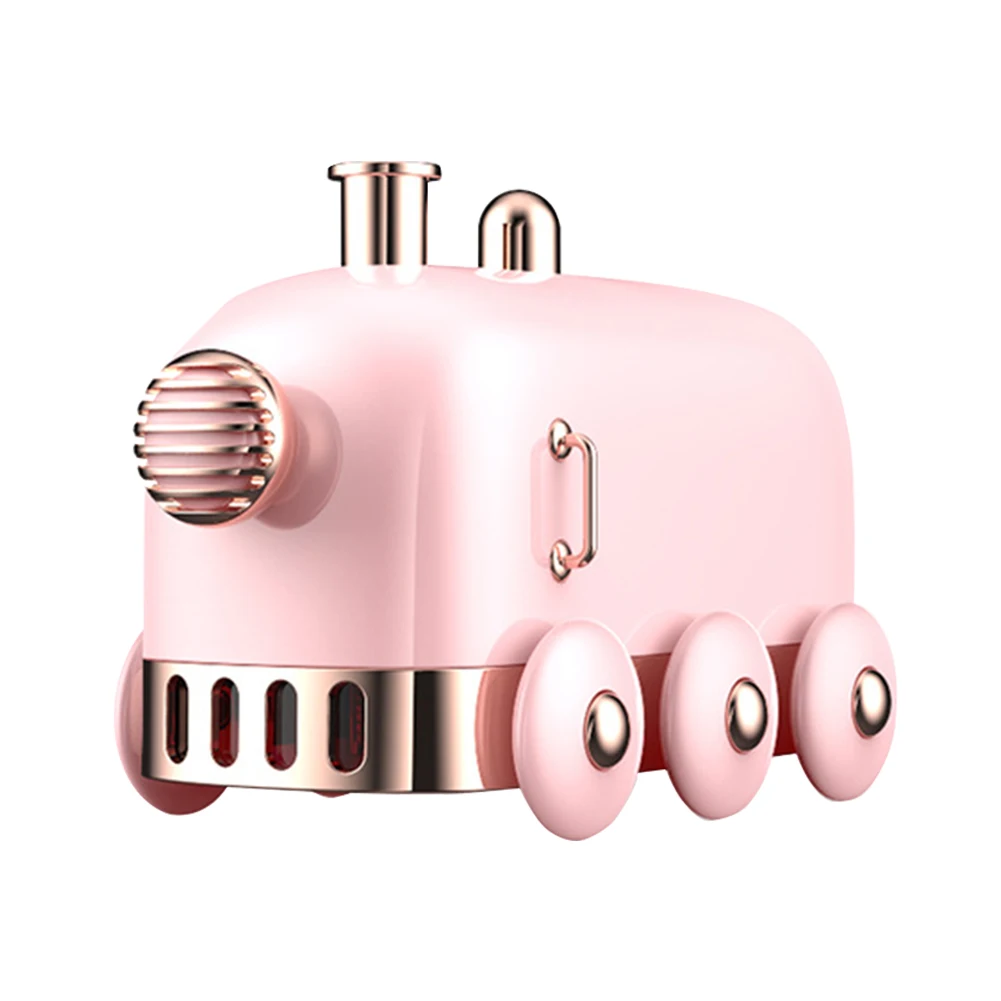 

300ml Gift Desktop Timing USB Essential Oil Home Mini Train Mist Portable Air Humidifier Decoration Night Light Aroma Diffuser