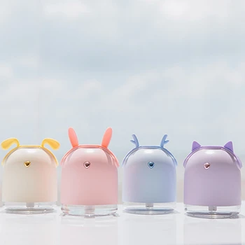 

New 250ML Ultrasonic Air Humidifier Aroma Essential Oil Diffuser for Home Car USB Chargeable Fogger Mist Maker with LED Night La