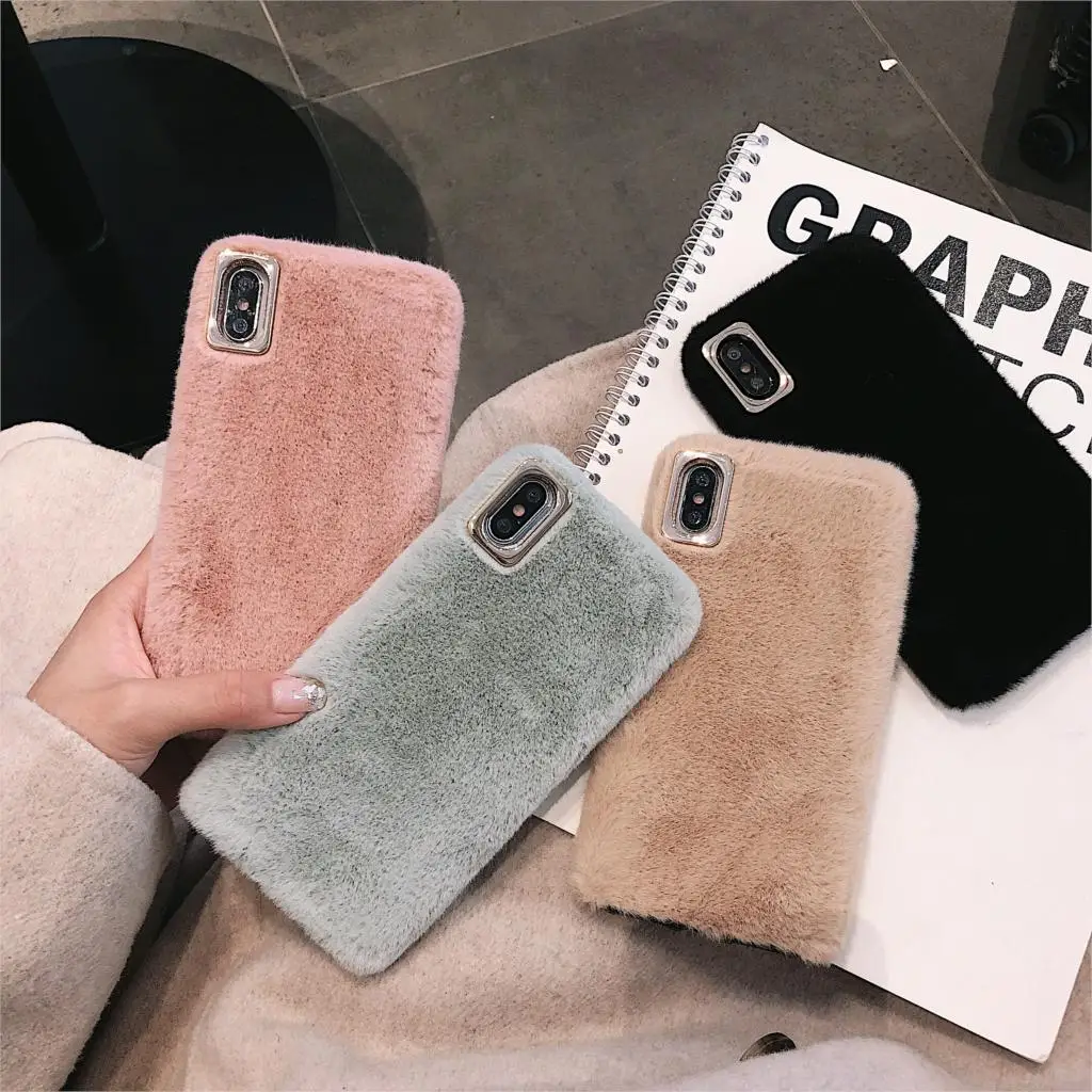 

Simple Fur Case For Xiaomi Redmi Note 7 6 5 Pro 8 4 3 4x 6A 6 5A 5 Plus GO 7 7A Y3 K20 4X 4A Pocophone F1 Case Warm Keep Cover