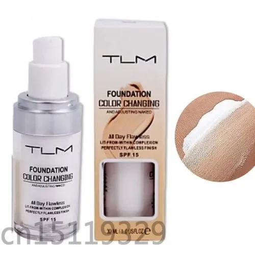 30ML Magic Color Changing Liquid Foundation Soft Makeup Base Nude Face Cover Concealer Long Lasting Makeup Skin Care TSLM2
