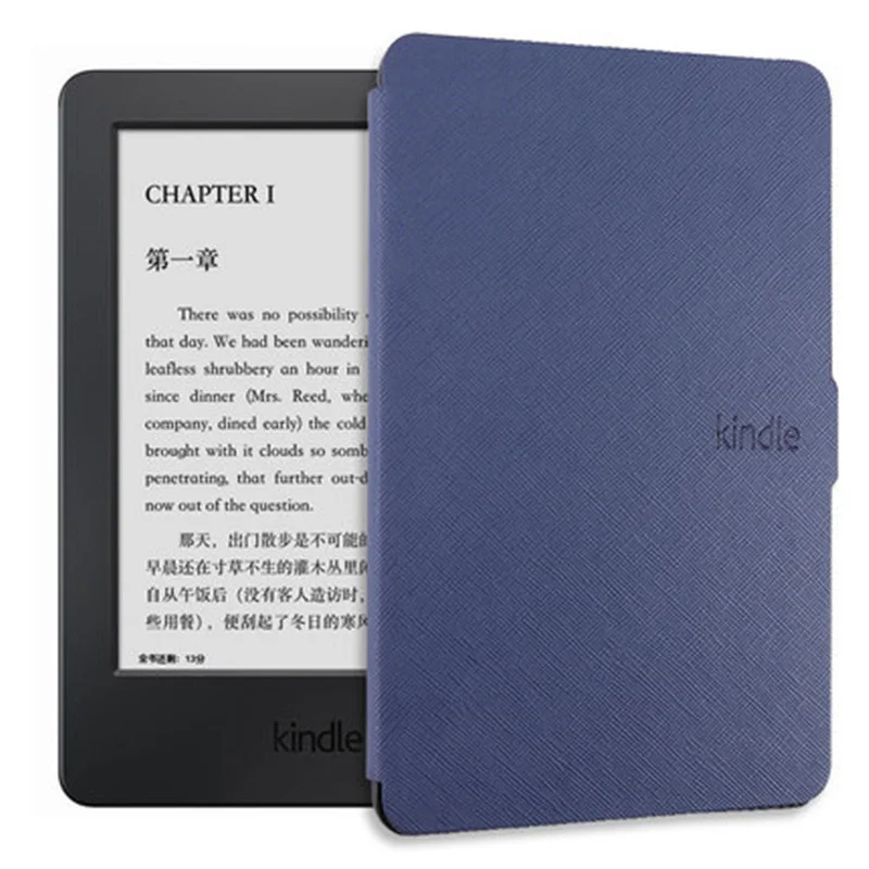 Магнитный смарт-чехол для Amazon Kindle 8th Gen модель 6' чехол для планшета чехол для электронной книги для Kindle 8th с автоматическим пробуждением/спящим режимом - Цвет: Navy