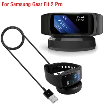 

2020 USB Charger for Samsung Gear Fit 2 Pro Smart Watch Charger Cables for SM-R360/ FIT2 PRO R365 Charging Cradle Dock for fit 2