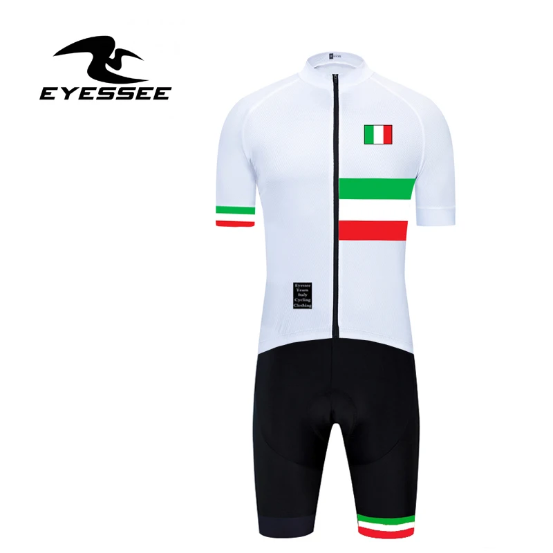 Eyessee Pro Италия триатлонный костюм мужской велоспорт шерстяной облегающий костюм комбинезон Велосипедное трико наборы Ropa Ciclismo велосипедная одежда - Цвет: Triathlon