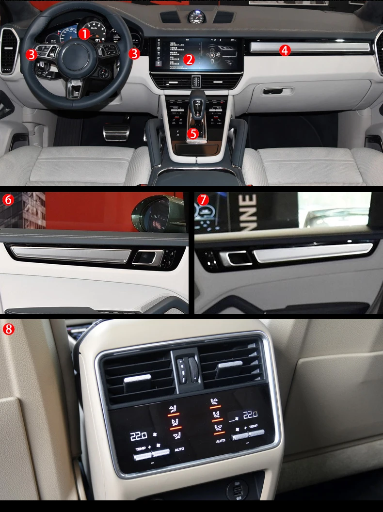 Для porsche cayenne 2010- 2.9TO 3.0TO 4,0 10-20 TPU внутренняя защитная пленка против царапин