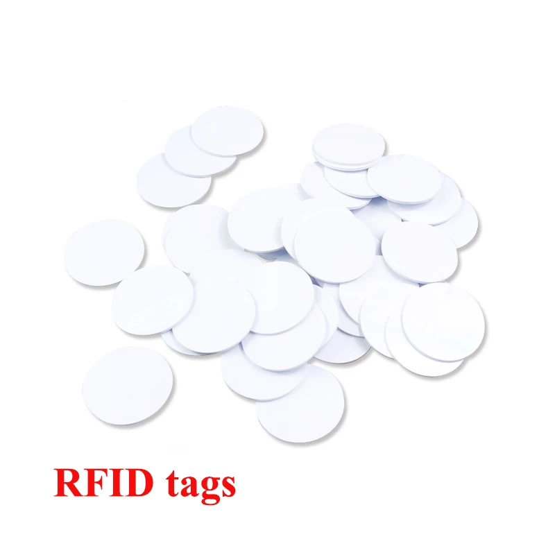 18 мм/20 мм/25 мм/30 мм/35 мм 3 М наклейки монетного типа 125 кГц RFID катушка карта/EM чипы/50