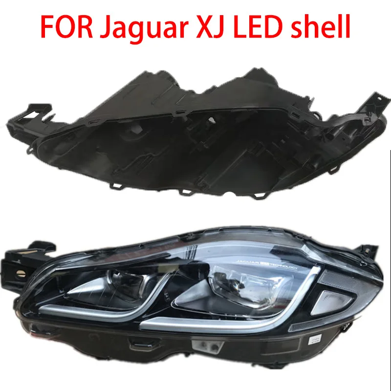 

For Jaguar XJ 2016-2019 LED Headlight Shell Plastic Black Shell Headlight Rear Seat Lamp Light Box Xenon Headlights Repair Parts