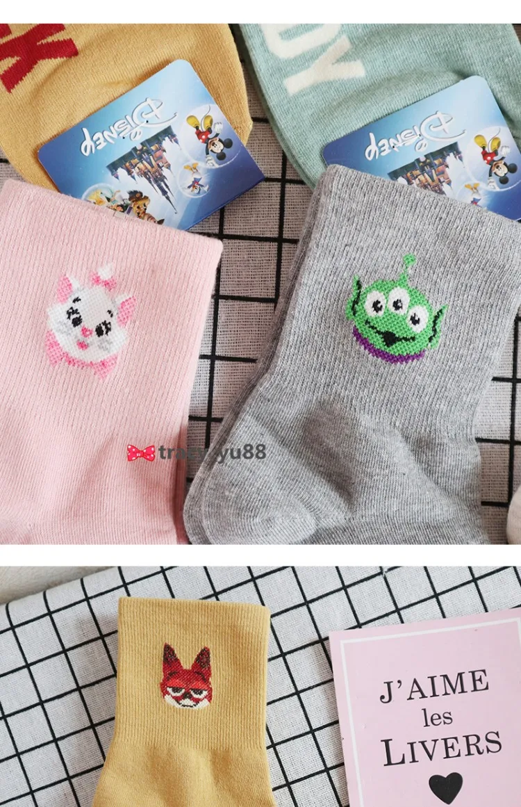 IVYYE Toy Story Woody Stitch модные носки с символикой аниме повседневные короткие носки Лидер продаж, летние хлопковые носки для женщин и девушек, новинка