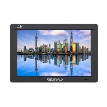 

FEELWORLD FW703 7 Inch 4K On-Camera Video Monitor IPS Full HD Camera Field Monitor 1920 x 1200 3G-SDI HDMI Output Input for DSLR
