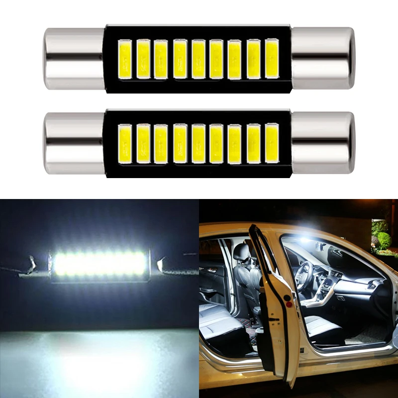 1 шт. C5W 29 мм 31 9 SMD автомобисветильник Светодиодная лампа фотолампа 4014