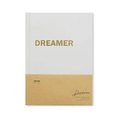 White Dreamer Dreamer A5 в твердом переплете блокноты и журналы простой креативный студенческий дневник с пустым покрытием сетка планировщик блокнот пули журнал - Цвет: White Dreamer