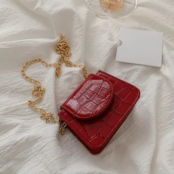 

Mini Cute PU Leather Crossbody Bags For Women 2020 Round Square Messenger Shoulder Bag Ladies Phone Purses and Handbags