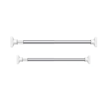 

Stainless Steel Telescopic Adjustable Rod Clothes Dryer Stainless Steel Tension Rod Bathroom Rail Can Be Used