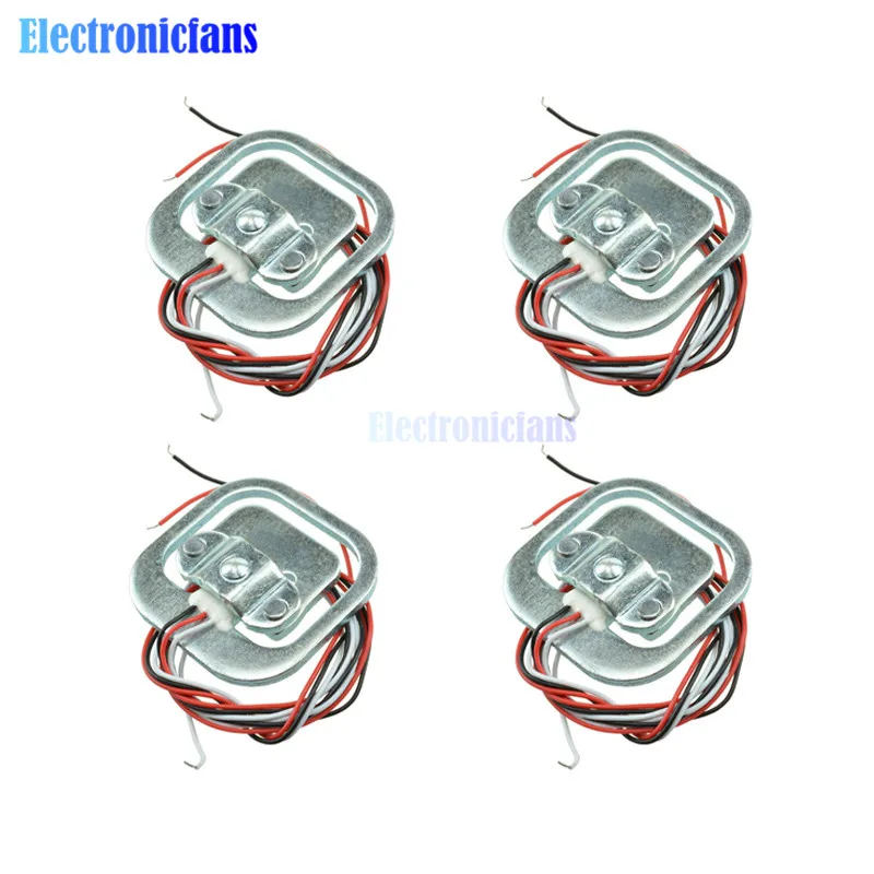 4 шт. 50 кг человеческие весы Масса элемента груза сенсор s+ HX711 AD Модуль тела тензодатчика взвешивания Датчик давления s измерительные инструменты