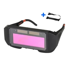 Casque de soudage avec obscurcissement automatique, changement de lumière automatique, lunettes anti yeux