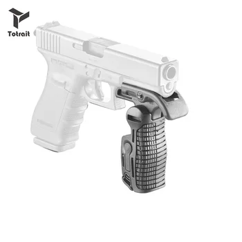

TOtrait 20mm Polymer Airsoft Pistol Grip Folding Grip Handle for 0-21mm Rail Fit Water Gun Nerfly T43 Hunting Accessories