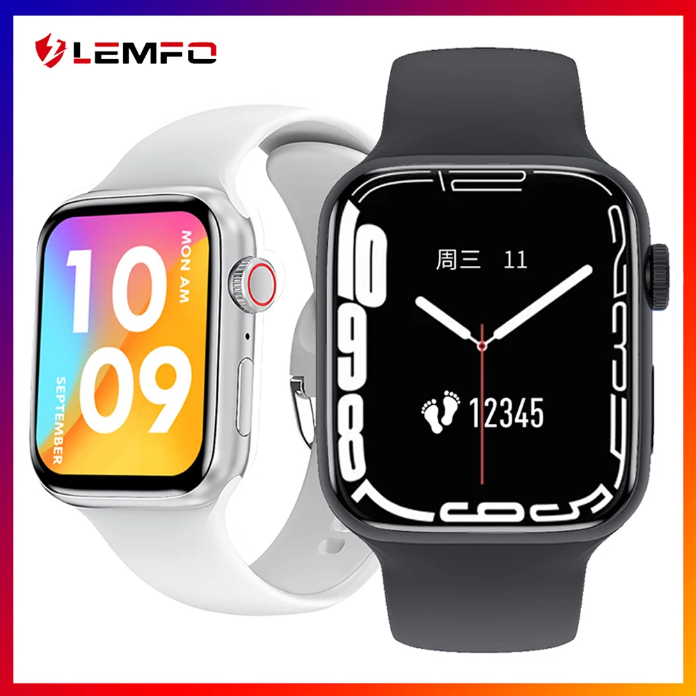 Смарт часы LEMFO GW67 Plus PK W37 Pro с пользовательским циферблатом Bluetooth 2021 Полноразмерным