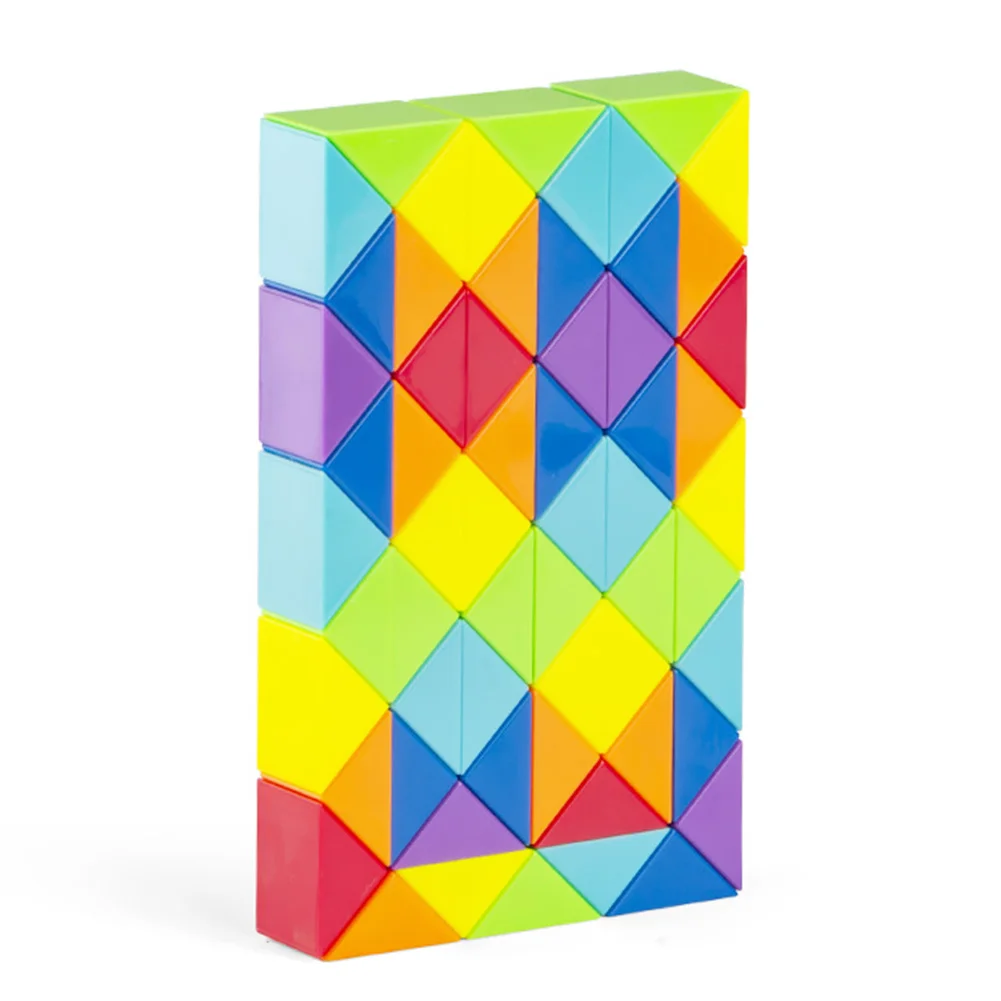 24/36/48/60/72 Magic Ruler Snake Twist Cube Stress Educational Toys Children Gifts Magic Puzzle Folding Educational Toys