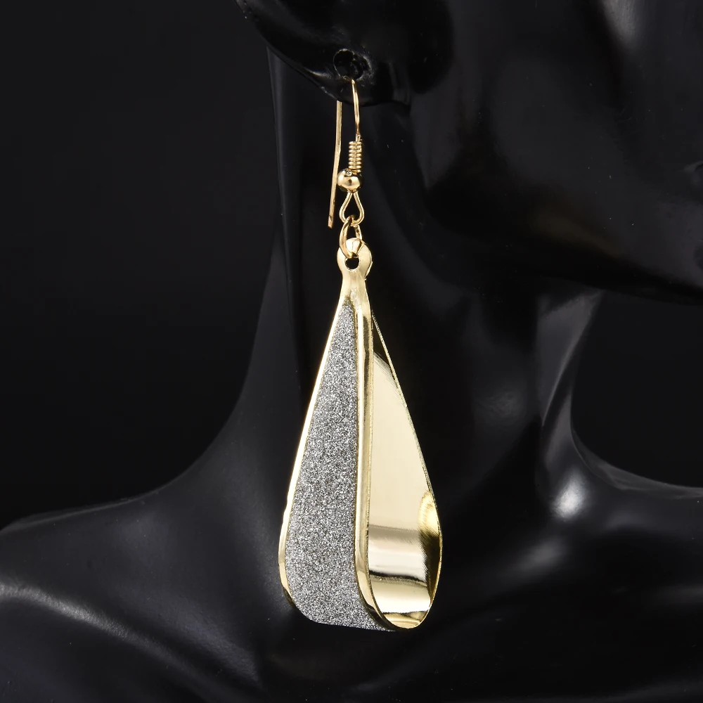 Женские серьги подвески с золотистыми кристаллами Er838|dangle drop earings|dangle earringsdrop dangle