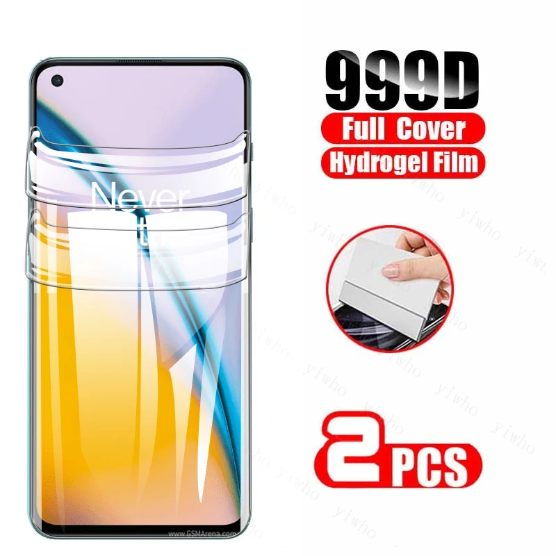 oneplus nord 2 5g hydrogel film + camera glass for one plus nord n100 n10 n200 screen protector oneplus 8t 9pro 8pro hidrogel best screen guard for mobile Screen Protectors