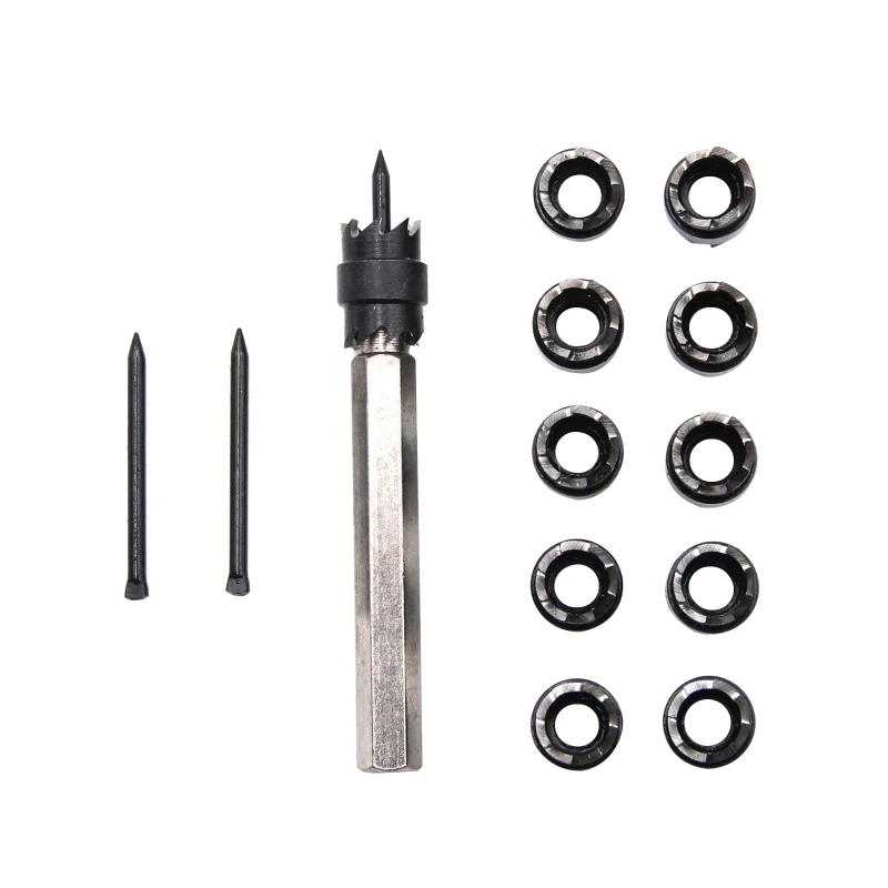 

13pcs 3/8 Inch Double Sided Rotary Spot Weld Cutter Remover Drill Bit Tool Blade G6KA