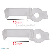 Светодиодный монтажный зажим для крепления силиконовых лент карабин 8 мм 12 мм держатель кронштейн для IP67 IP68 водонепроницаемая светодиодная лента