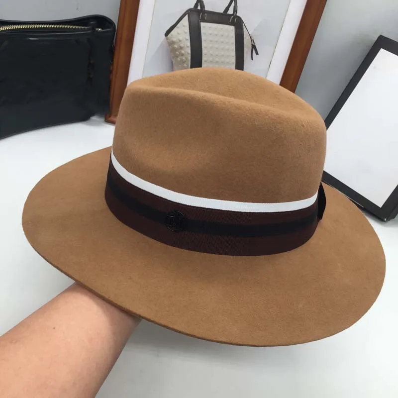 

the new wool Sir Hat fashion M standard hat England wind restoring ancient ways is prevented bask Fedoras for men and women